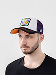 Бейсболка CAPSLAB арт. CL/DBZ2/1/KAM6M Dragon Ball Kame (белый / черный)